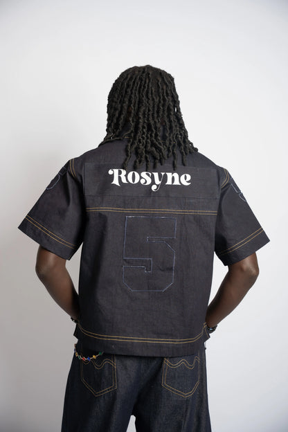 Maillot US Football Rosyne Denim Blue rosyneclub