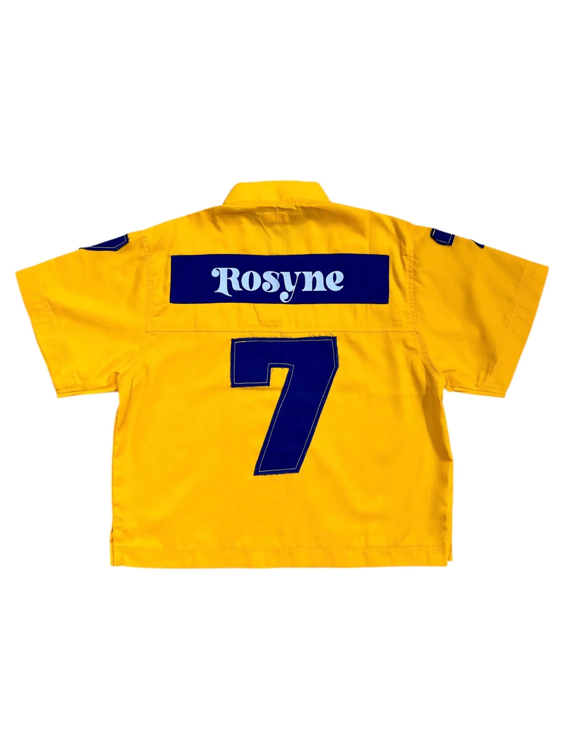 Maillot US Football Rosyne Yellow & Blue rosyneclub