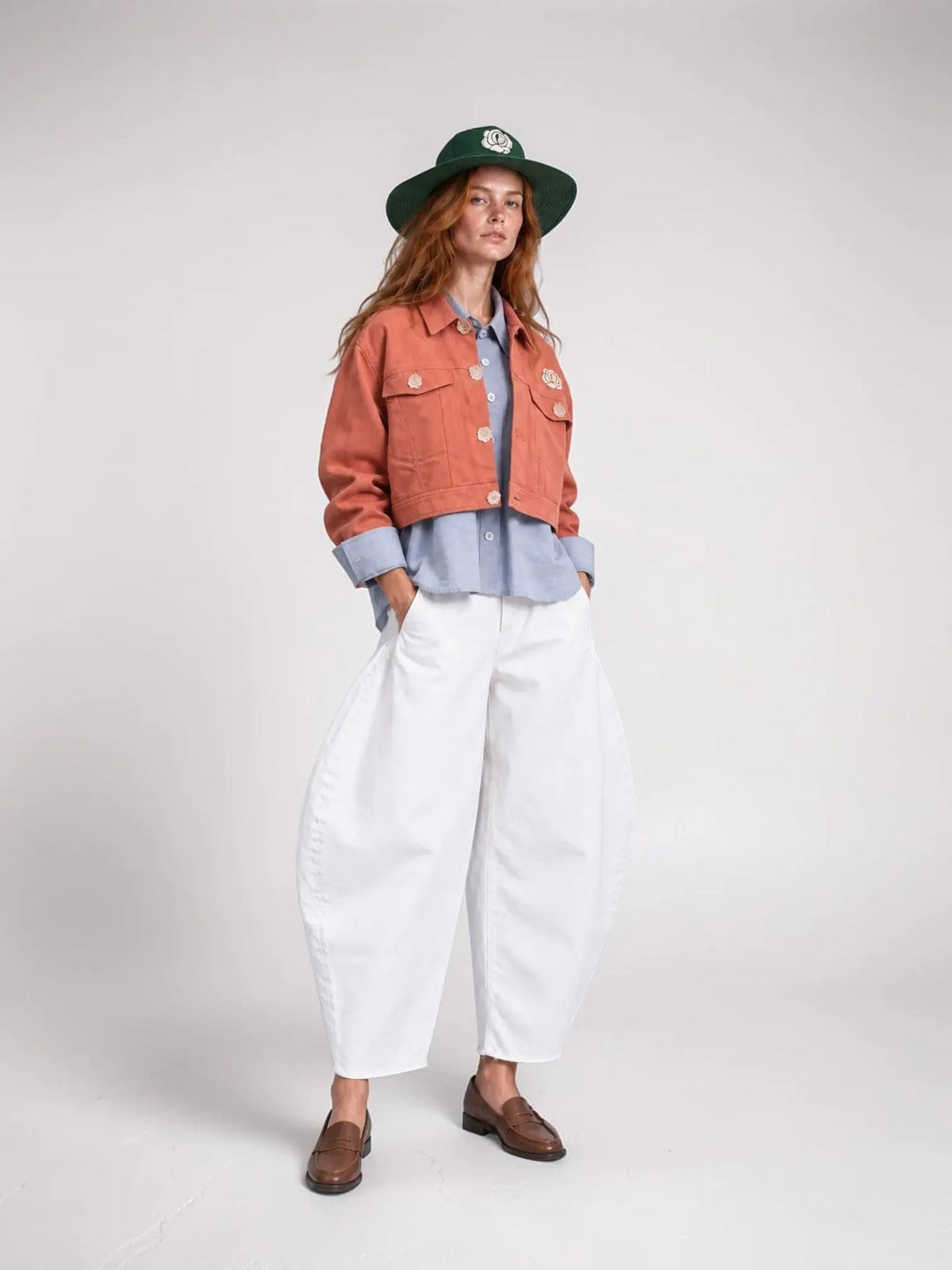 Pant Balloon 7/8  White/White