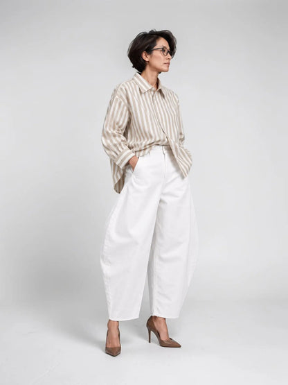 Pant Balloon 7/8  White/White