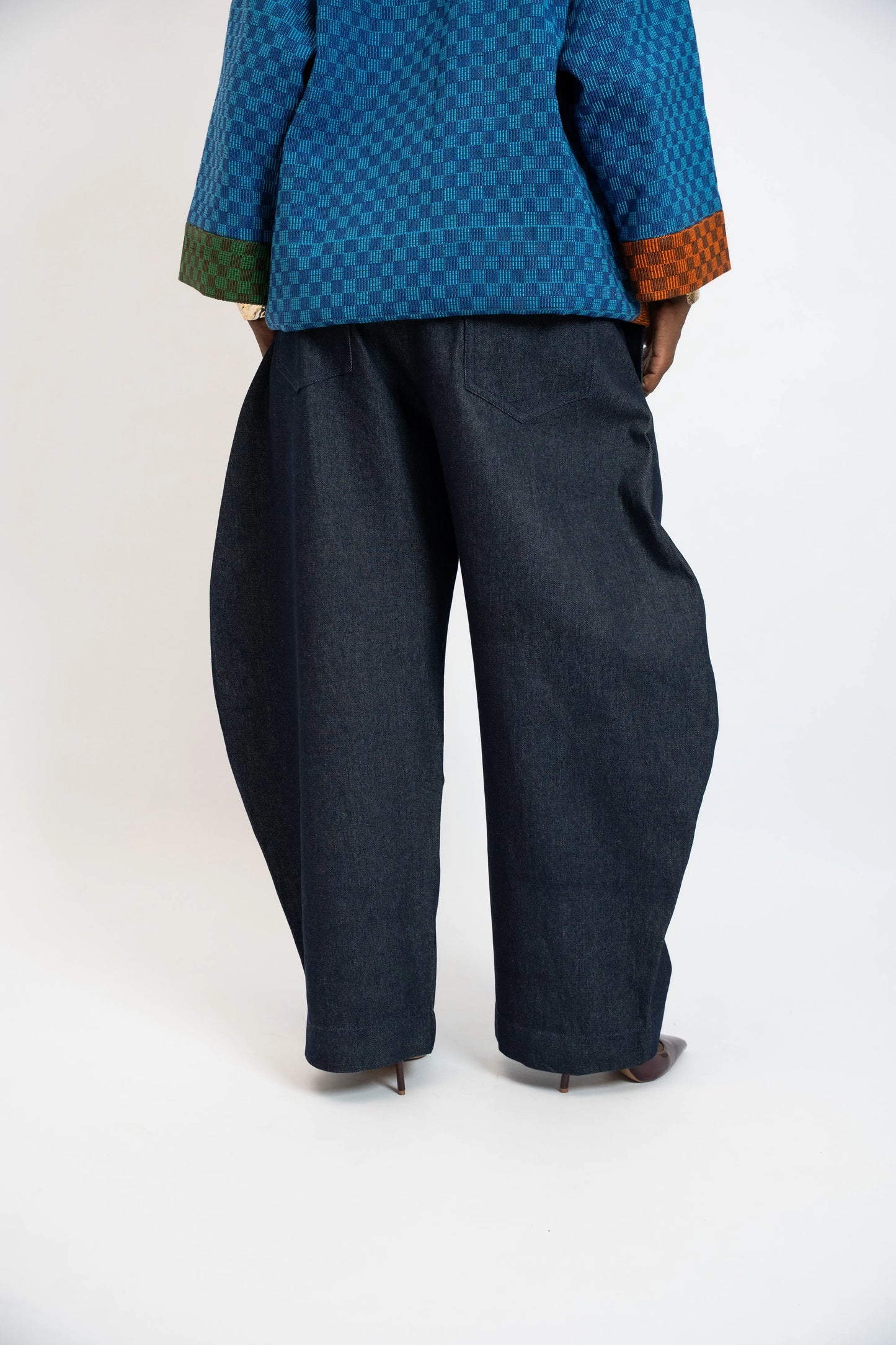 Pant Balloon Canvas Denim Blue rosyneclub