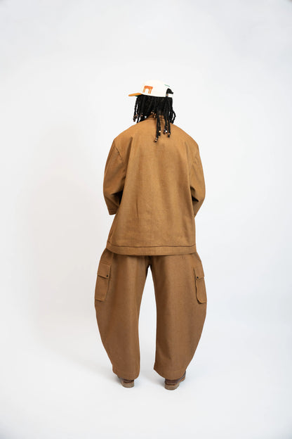 Pant Balloon Cargo Brown rosyneclub