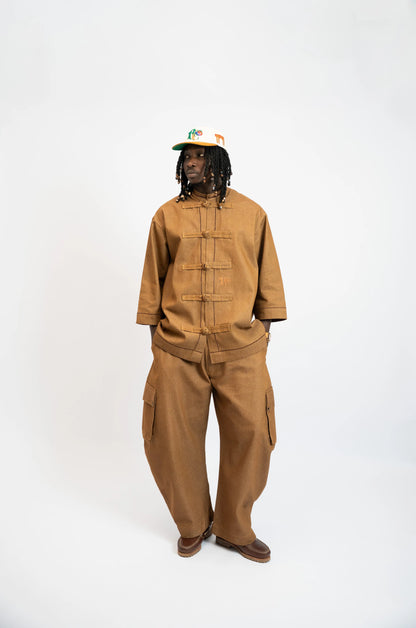 Pant Balloon Cargo Brown rosyneclub