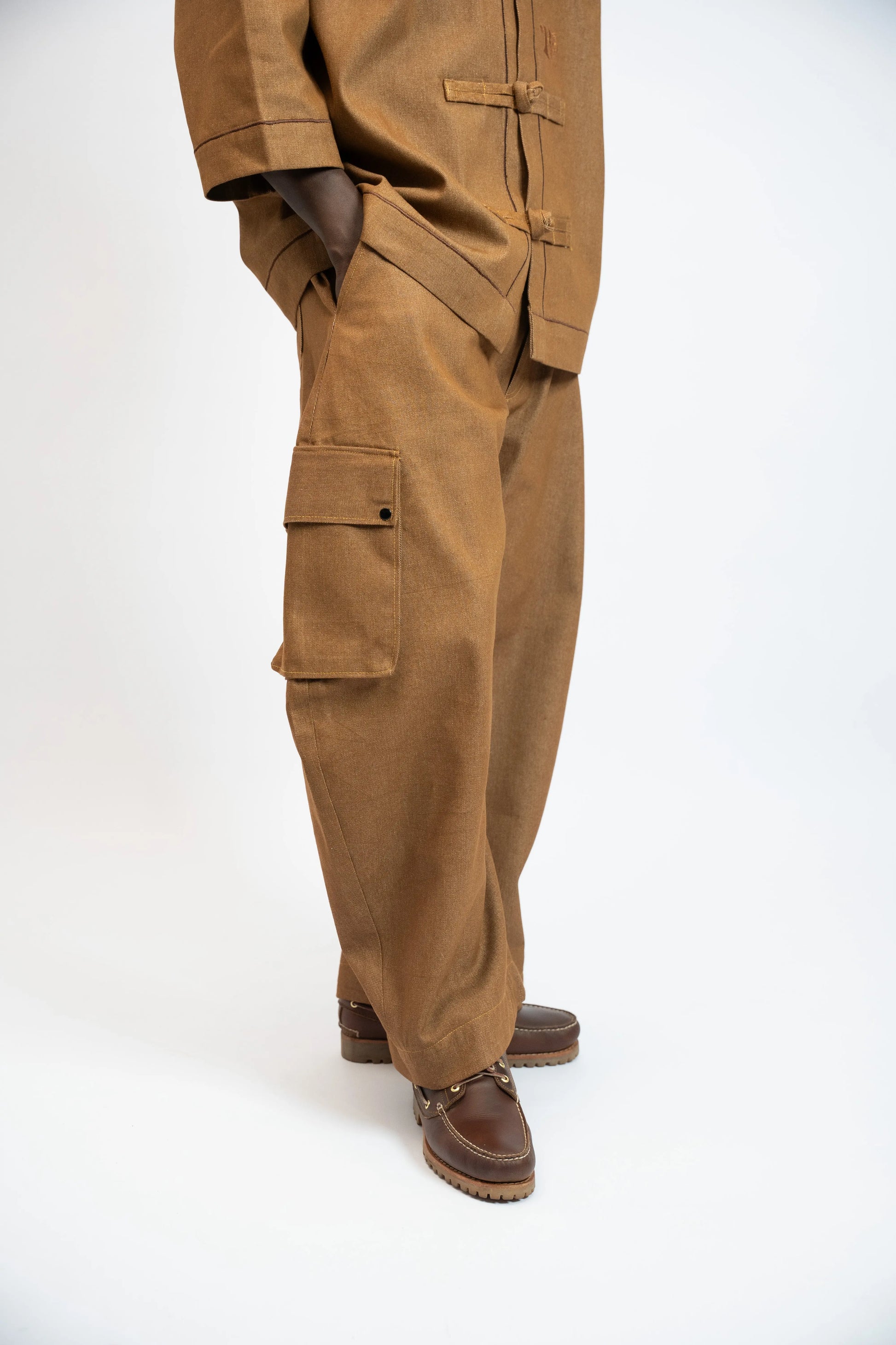 Pant Balloon Cargo Brown rosyneclub