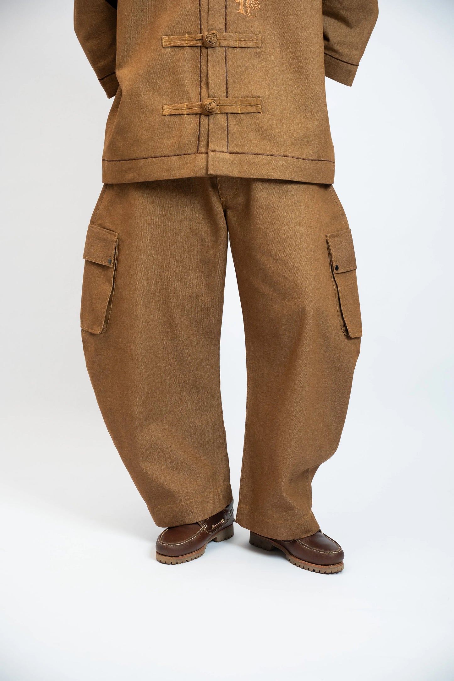 Pant Balloon Cargo Brown rosyneclub