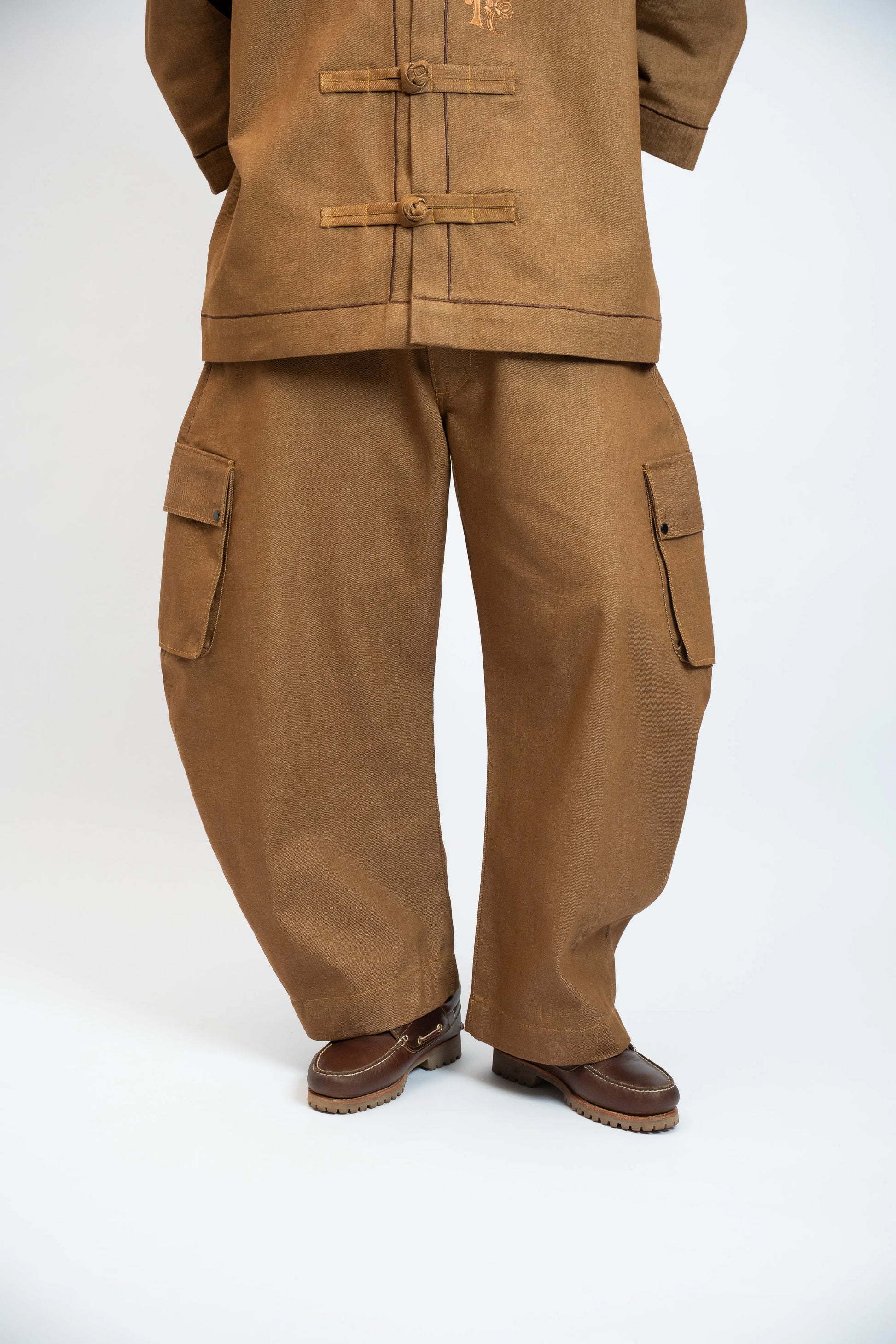 Pant Balloon Cargo Brown rosyneclub