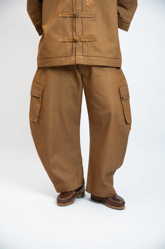 Pant Balloon Cargo Brown rosyneclub