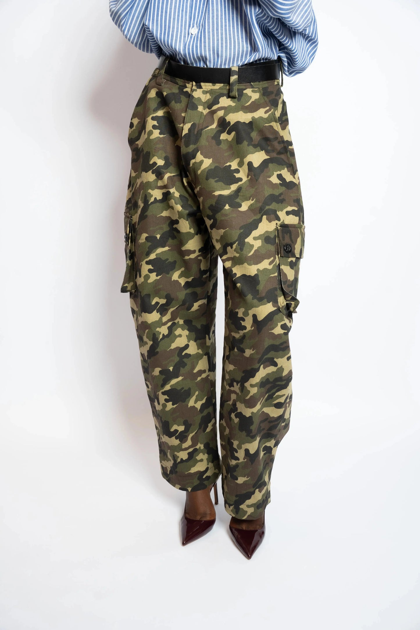 Pant Cargo Camo Army rosyneclub