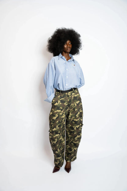 Pant Cargo Camo Army rosyneclub