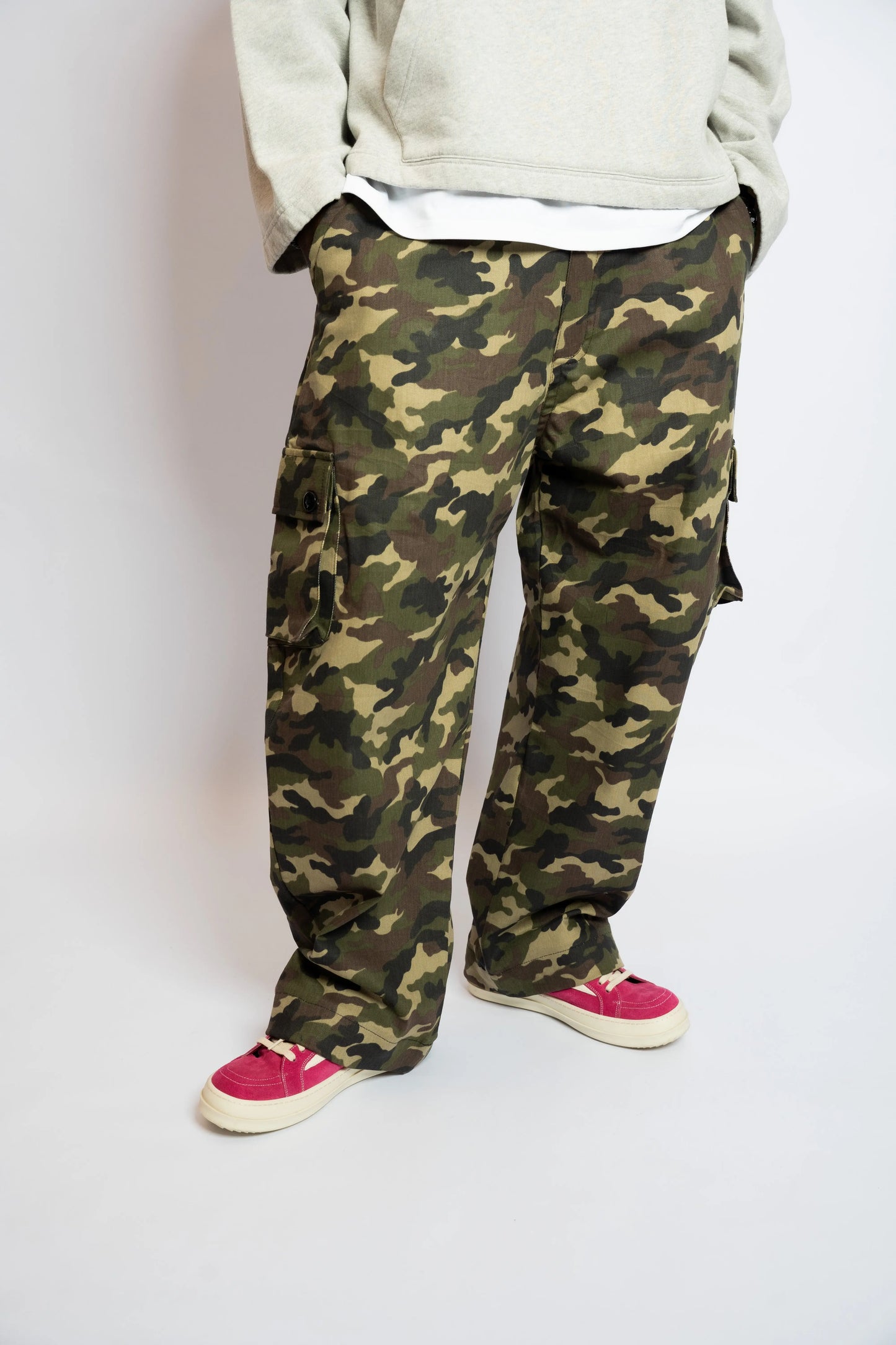 Pant Cargo Camo Army rosyneclub
