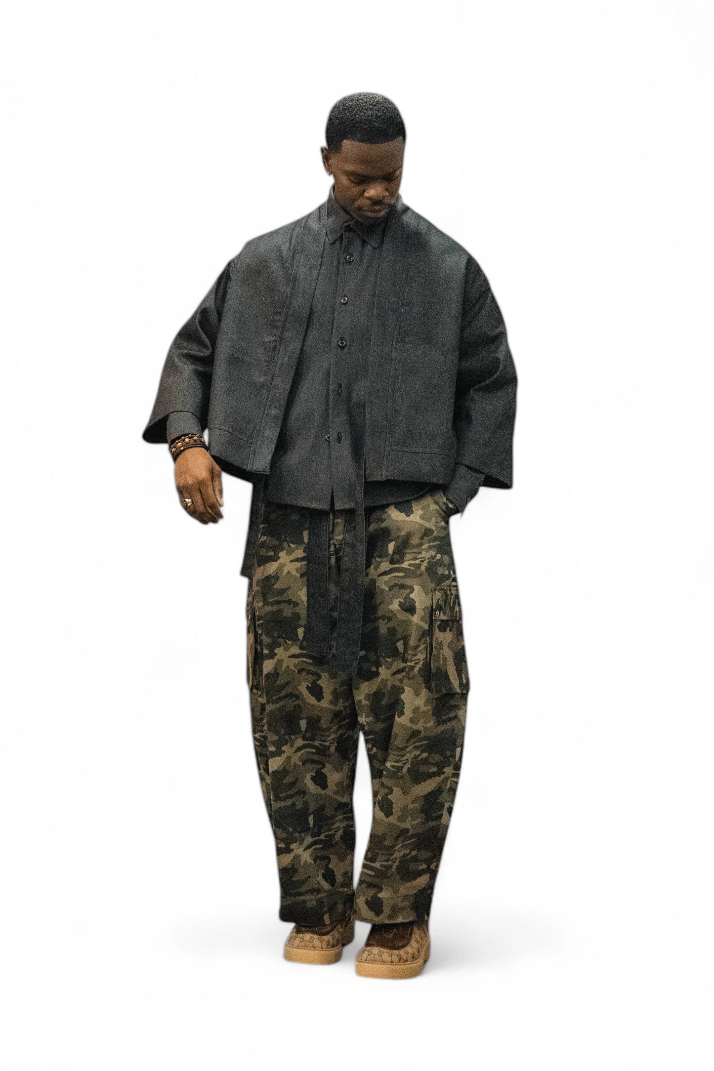 Pant Cargo Camo Brown rosyneclub
