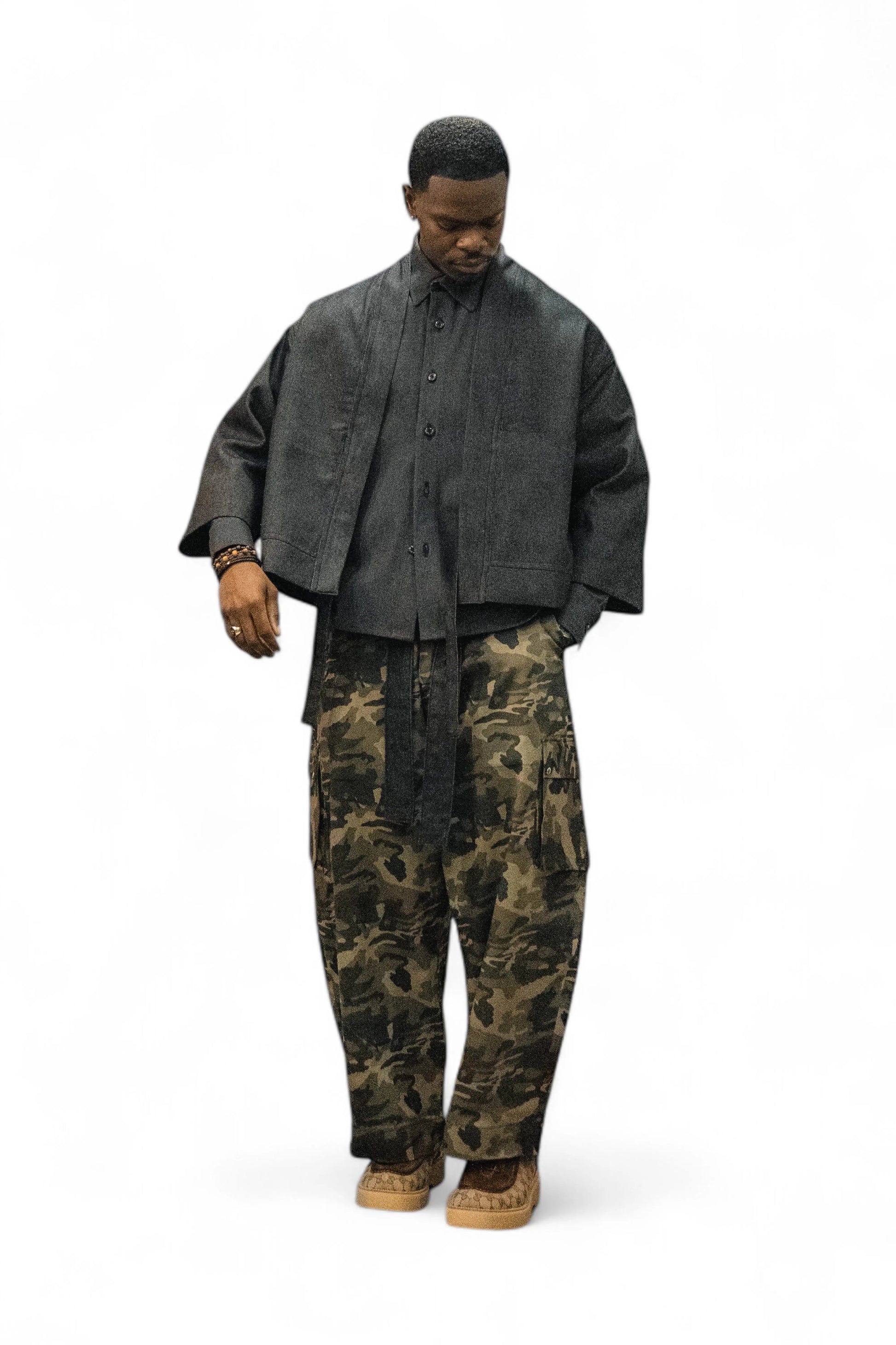 Pant Cargo Camo Brown rosyneclub