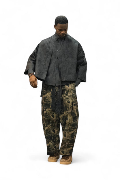 Pant Cargo Camo Brown rosyneclub