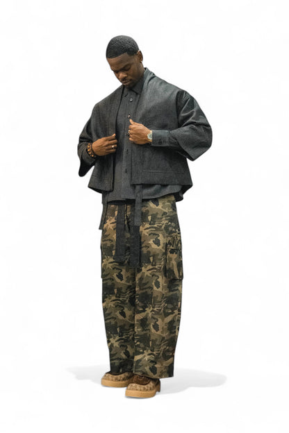 Pant Cargo Camo Brown rosyneclub