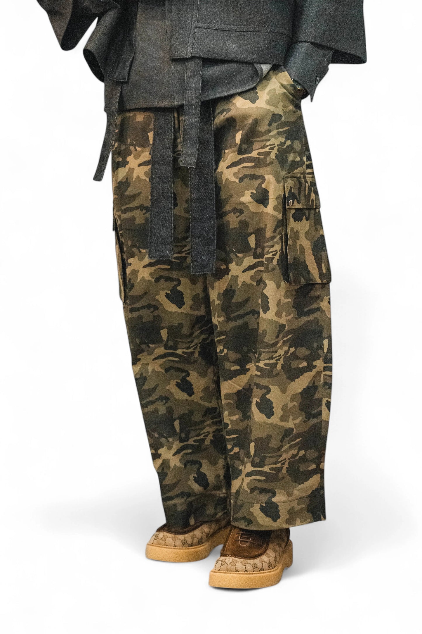 Pant Cargo Camo Brown rosyneclub