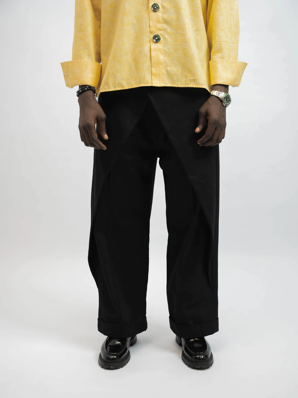 Pant Cross Denim Black/Black rosyneclub