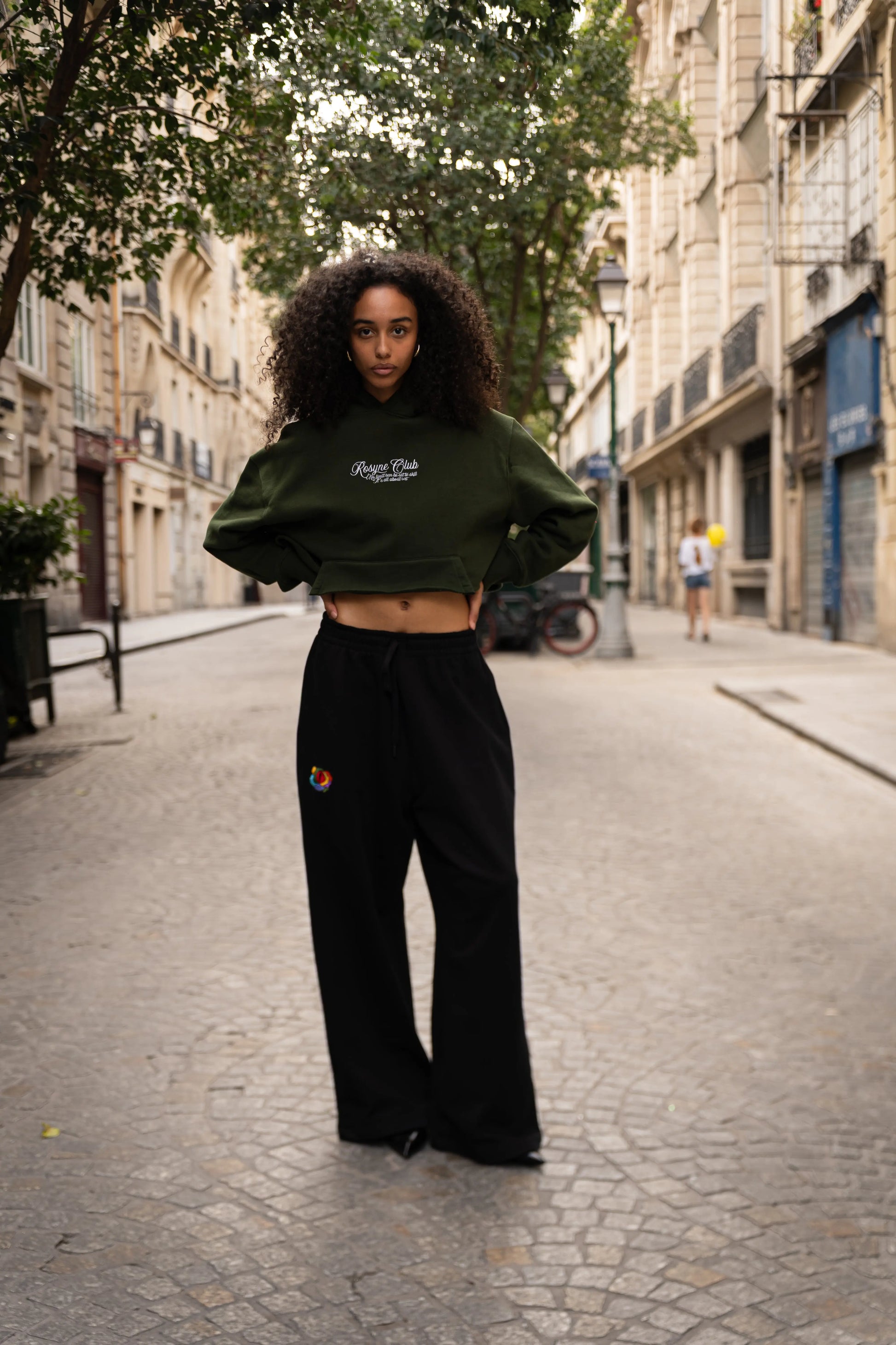 Pant Jog Rosyne Black Cauris rosyneclub