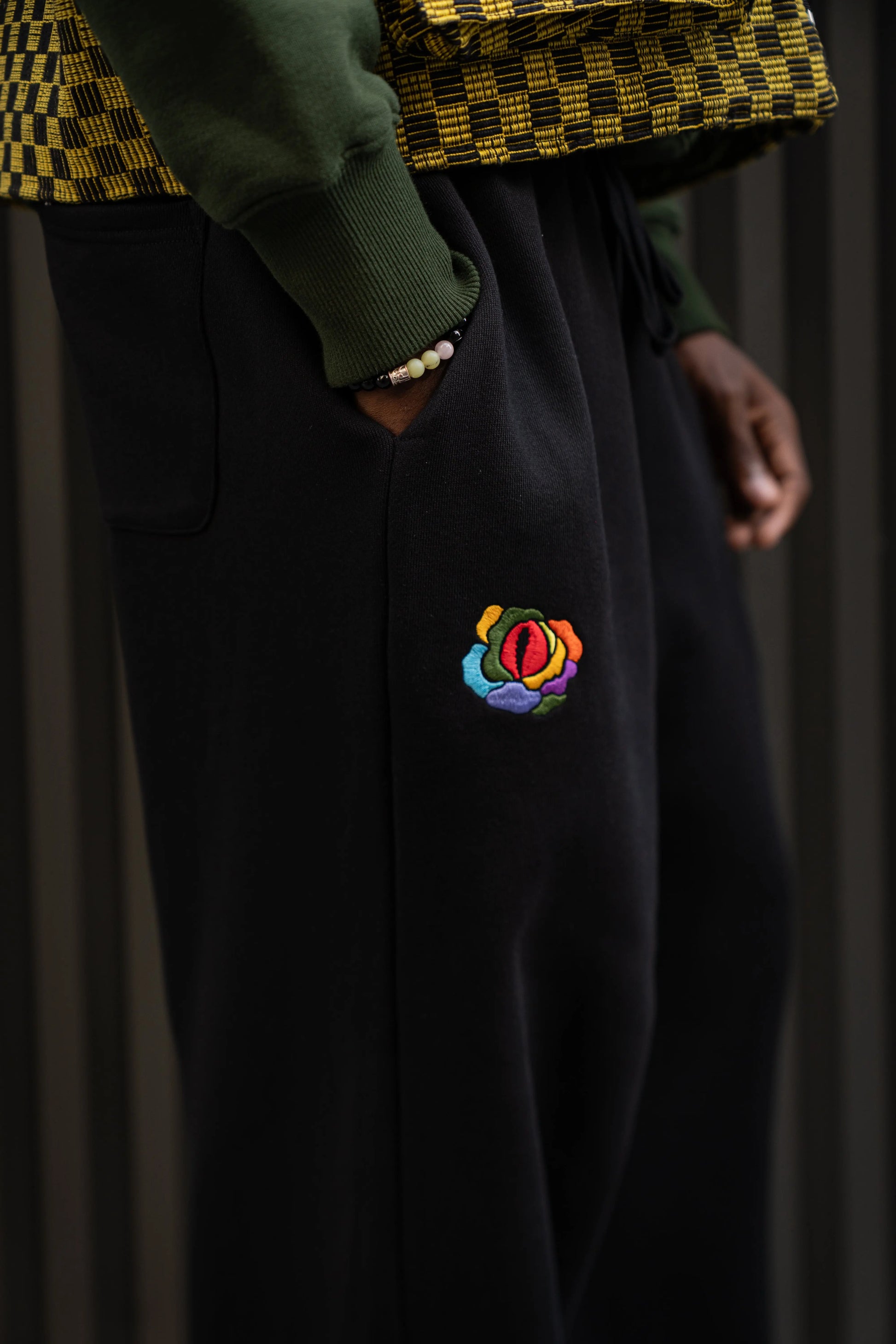 Pant Jog Rosyne Black Cauris rosyneclub