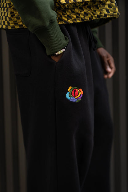 Pant Jog Rosyne Black Cauris rosyneclub
