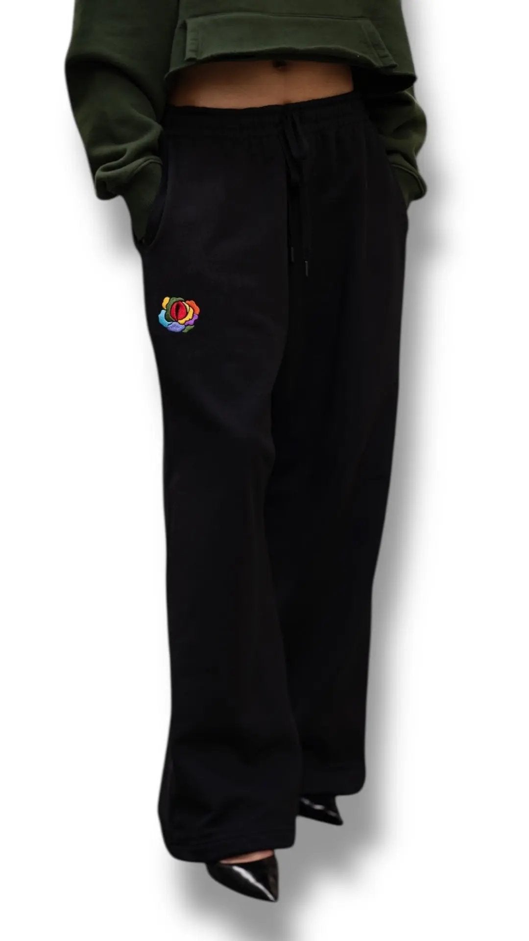 Pant Jog Rosyne Black Cauris rosyneclub