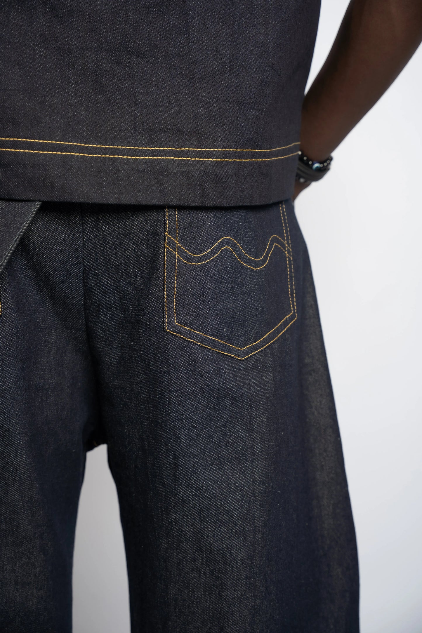 Pant Rosyne Cross Denim Blue rosyneclub