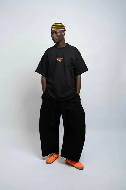 Ballonhose 7/8 Denim Schwarz/Schwarz