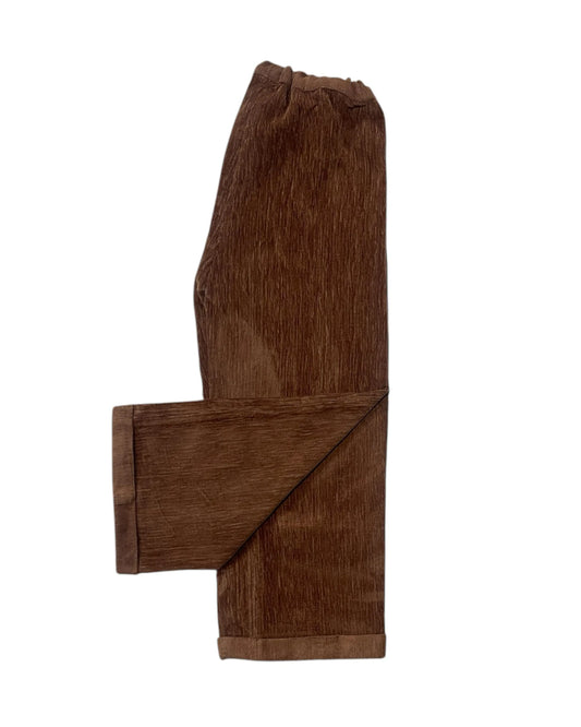 Pantalon Bootcut Velvet Brown rosyneclub
