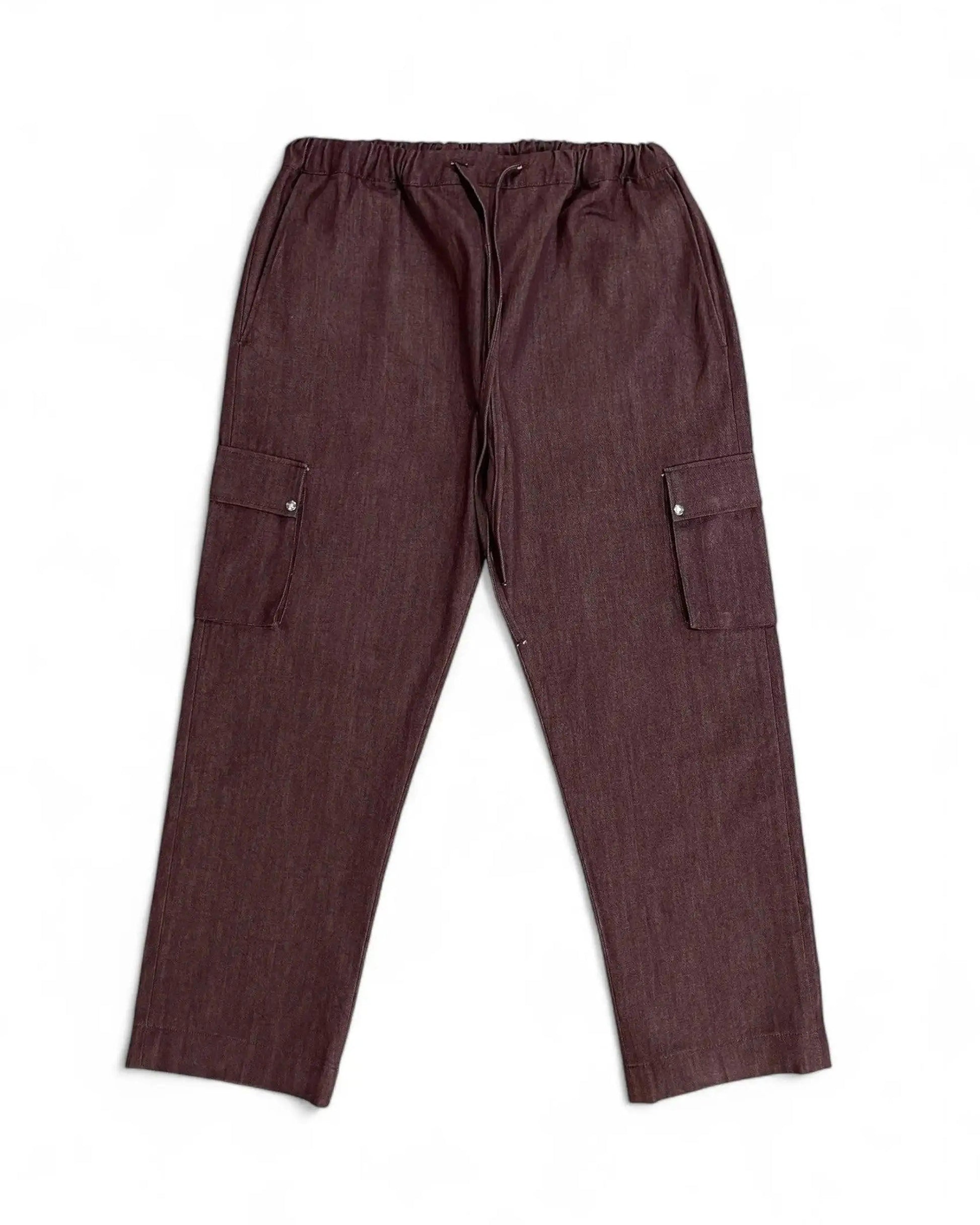 Pantalon Cargo Jean Bordeaux rosyneclub