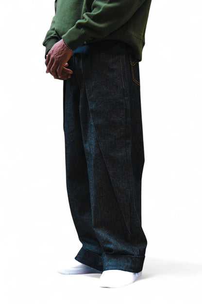 Pantalon Denim Butterfly Black rosyneclub