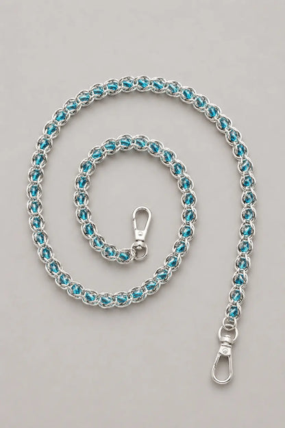Hosenkette Blau Saphir