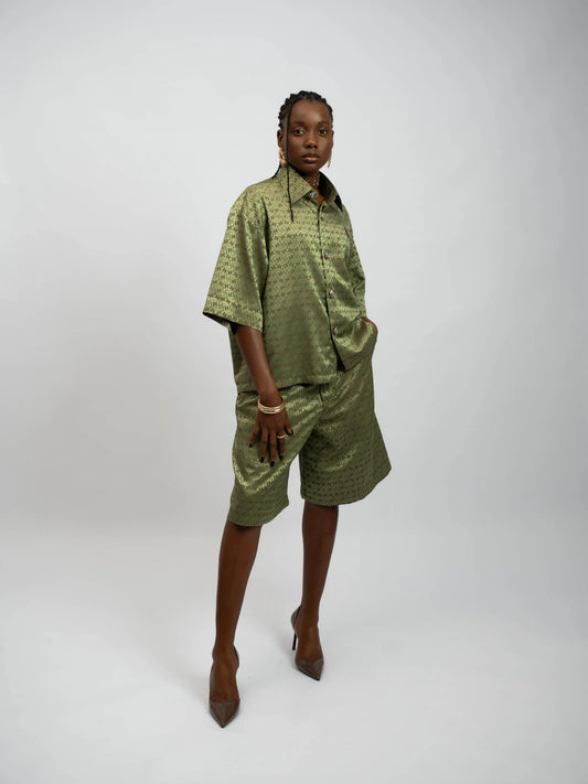 Shirt Crop Aféfé Green rosyneclub
