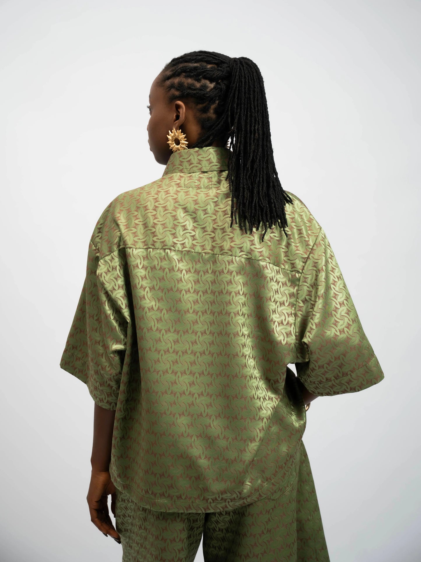 Shirt Crop Aféfé Green