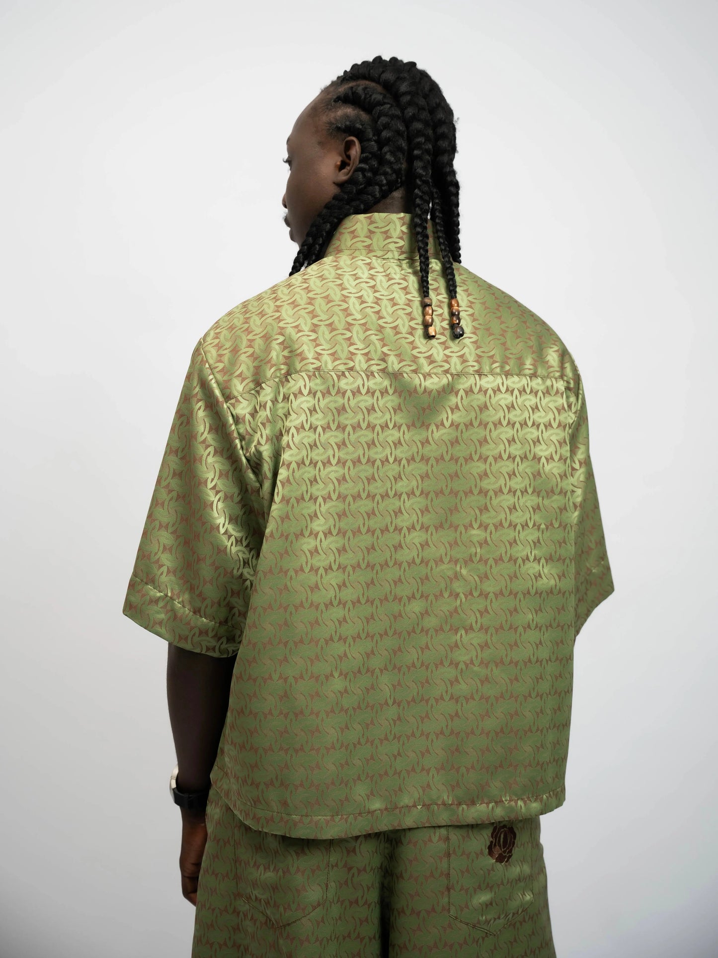 Shirt Crop Aféfé Green