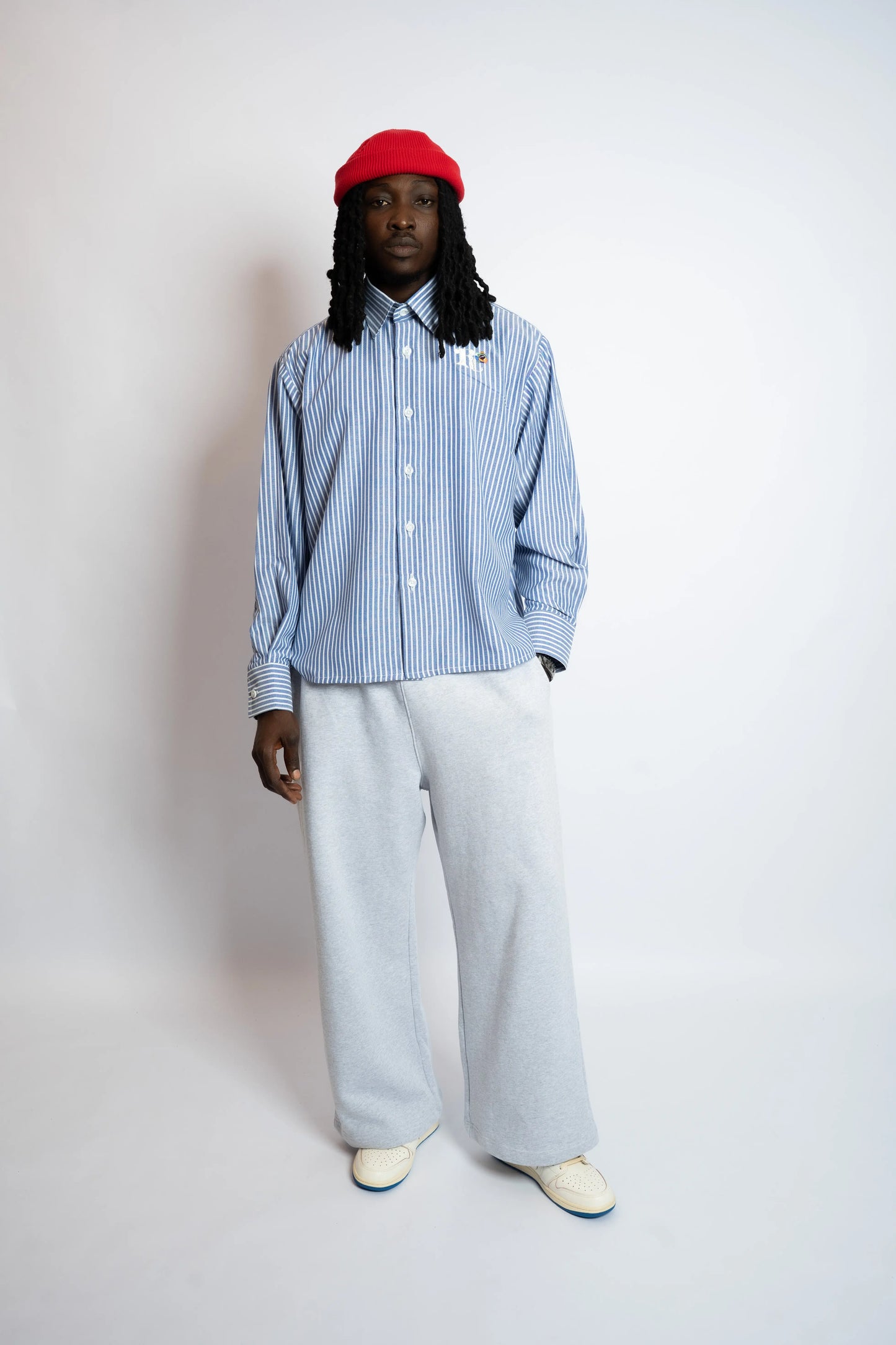 Hemd Line Hellblau