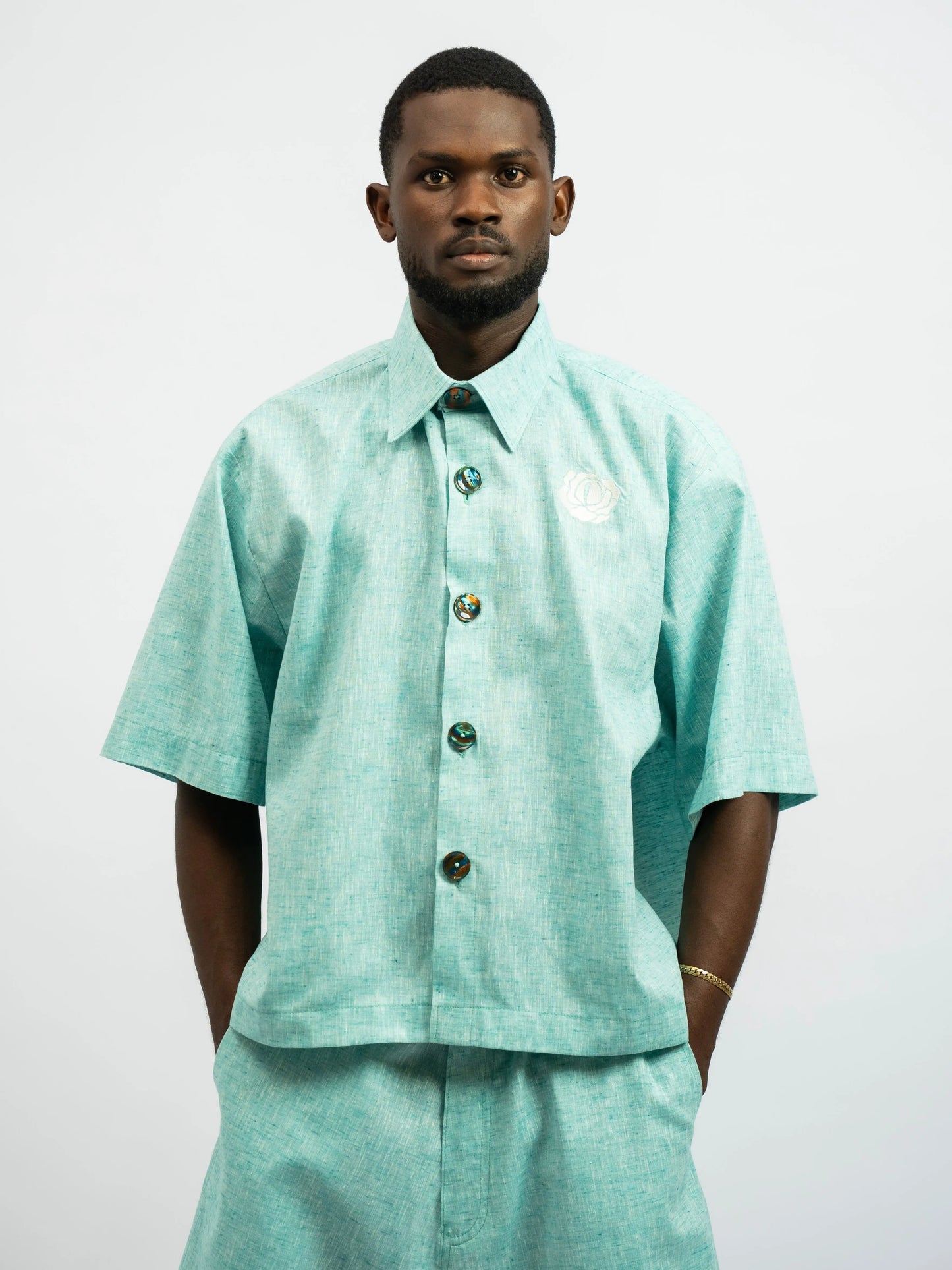 Light Blue Shirt Line
