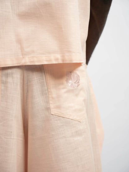 Short Linen Pink