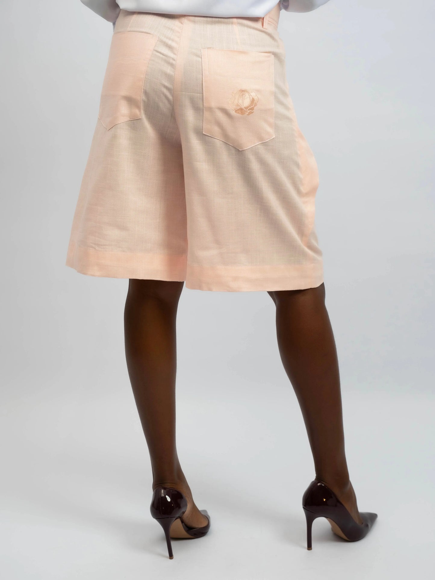 Short Linen Pink