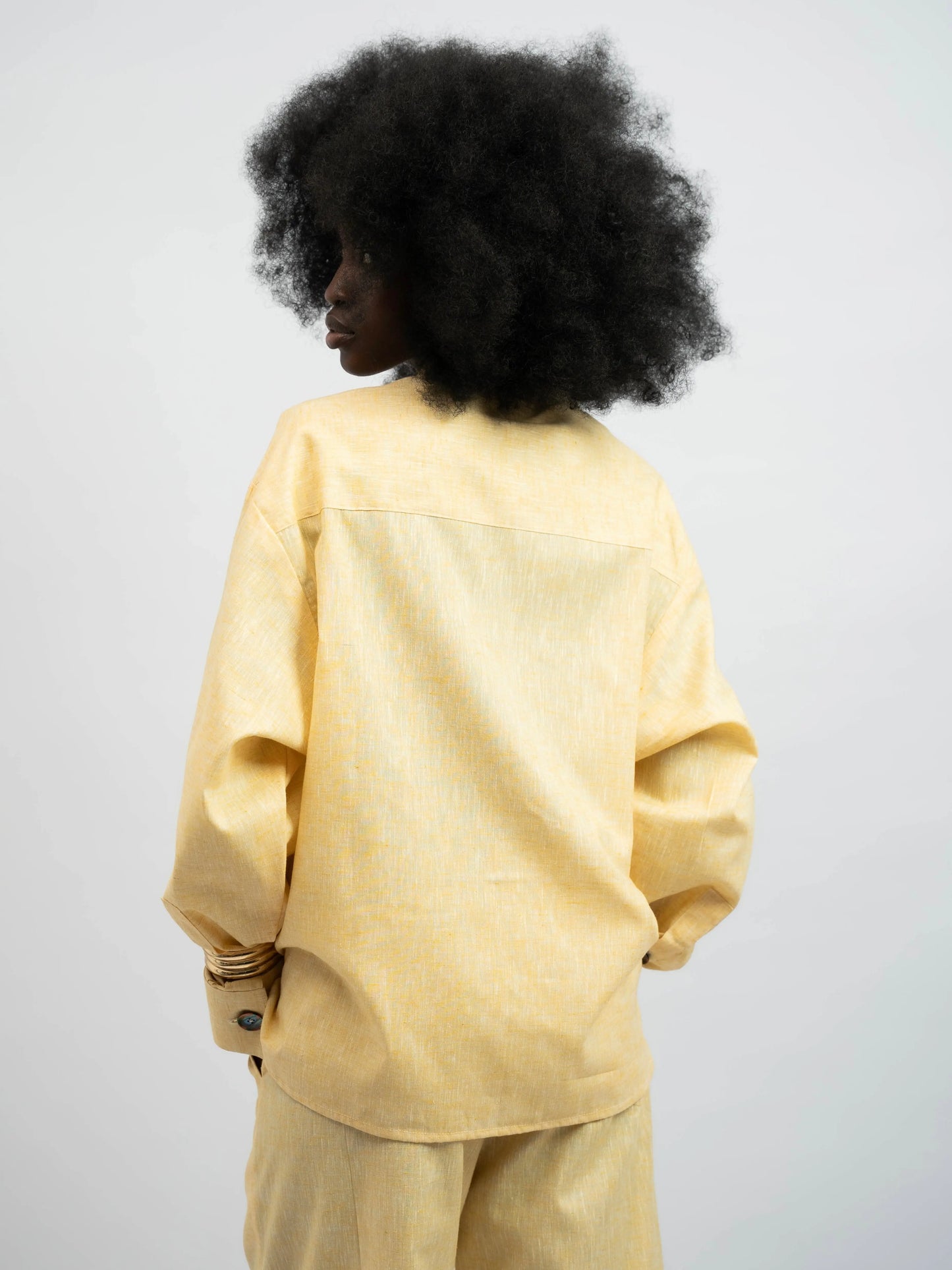Shirt Linen Yellow