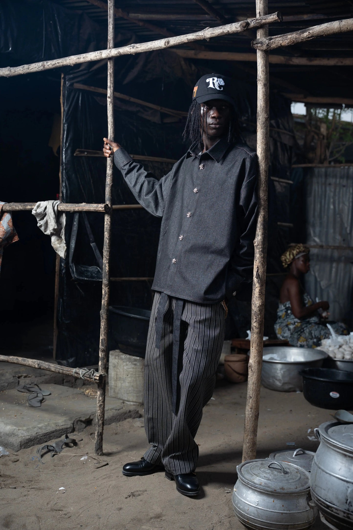 Shirt Rosyne Denim Black rosyneclub