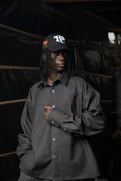 Shirt Rosyne Denim Black rosyneclub