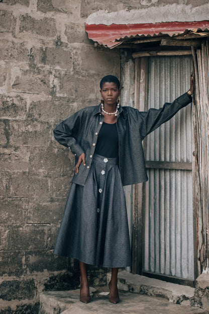 Shirt Rosyne Denim Black rosyneclub