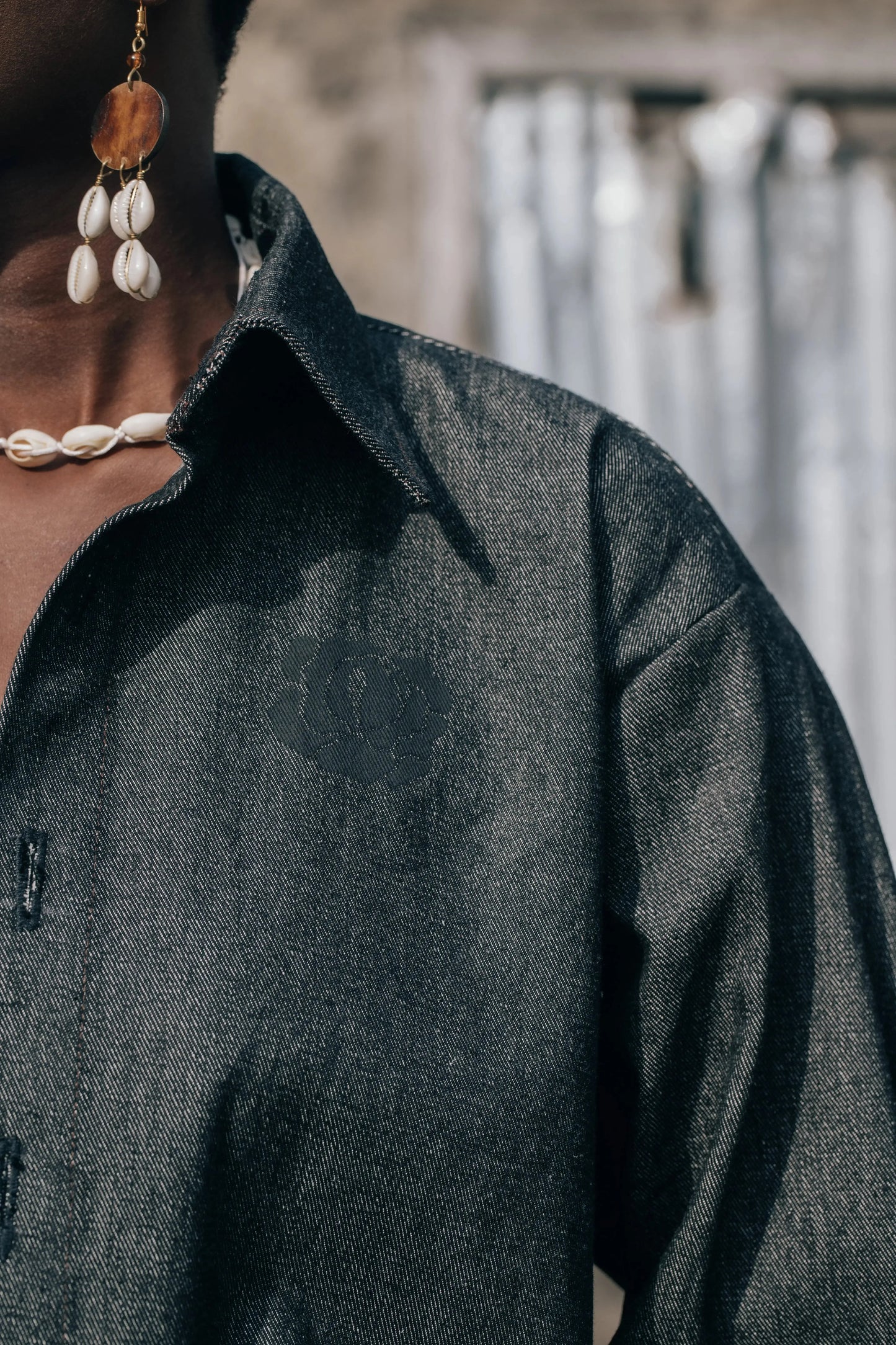 Shirt Rosyne Denim Black rosyneclub