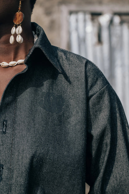 Shirt Rosyne Denim Black rosyneclub