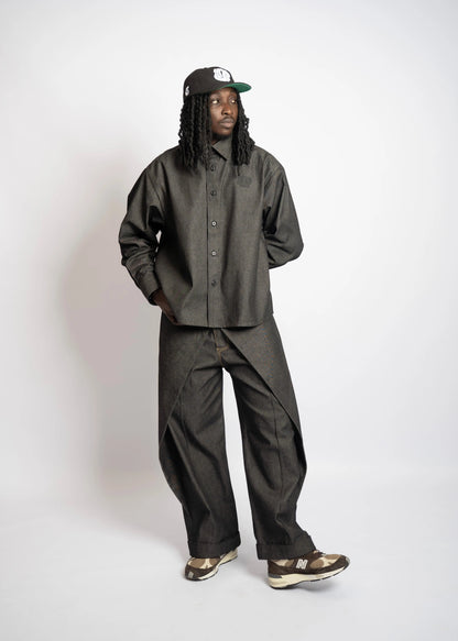 Shirt Rosyne Denim Black rosyneclub