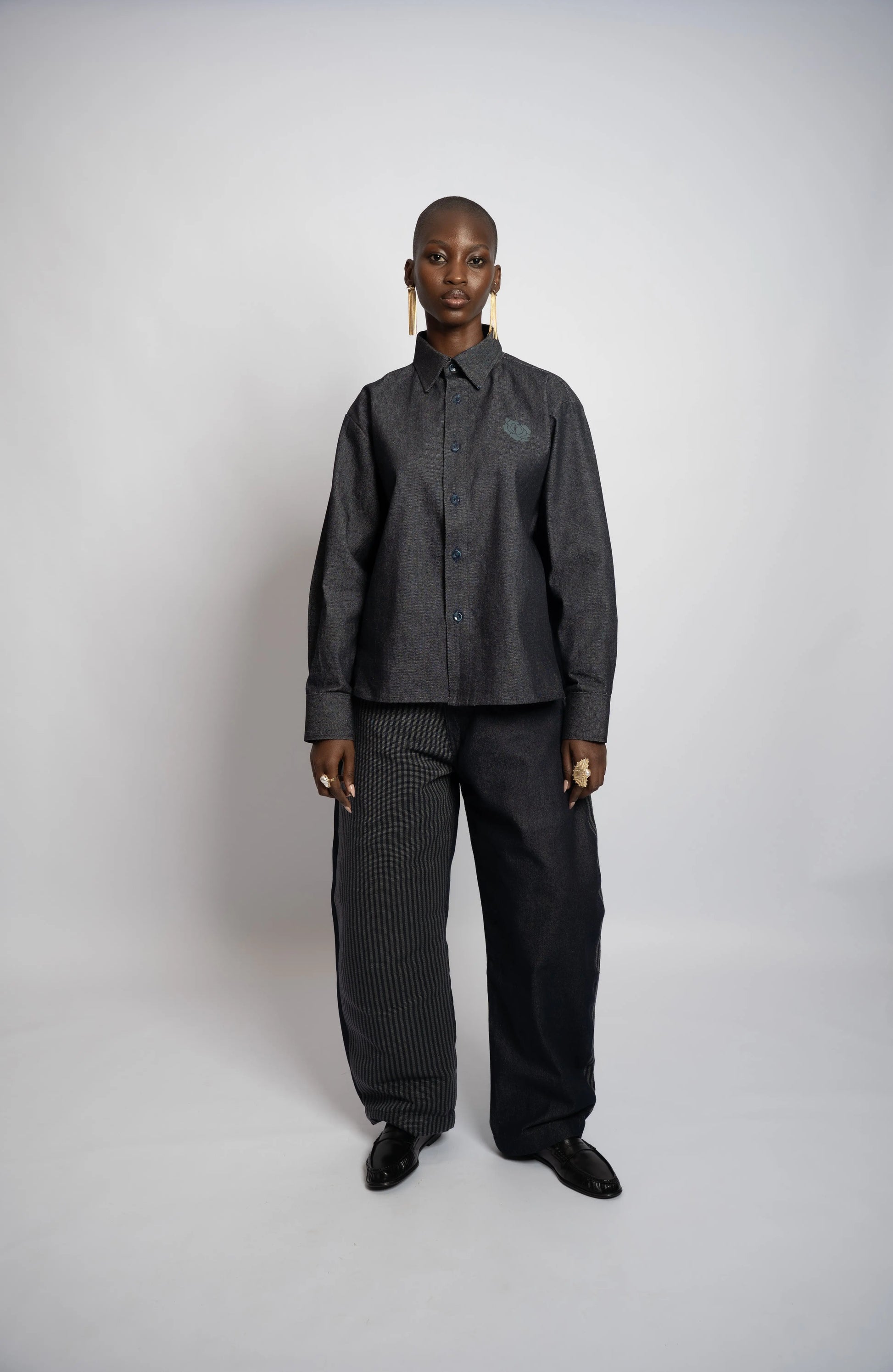 Shirt Rosyne Denim Blue rosyneclub