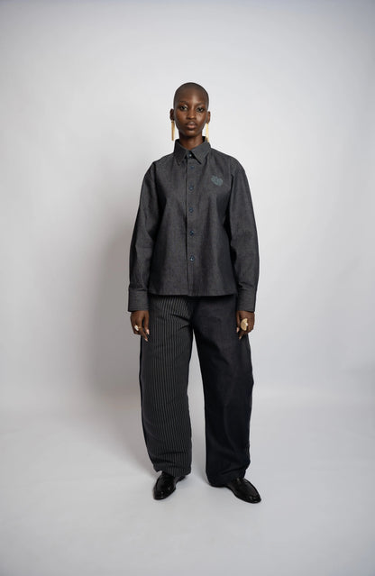 Shirt Rosyne Denim Blue rosyneclub