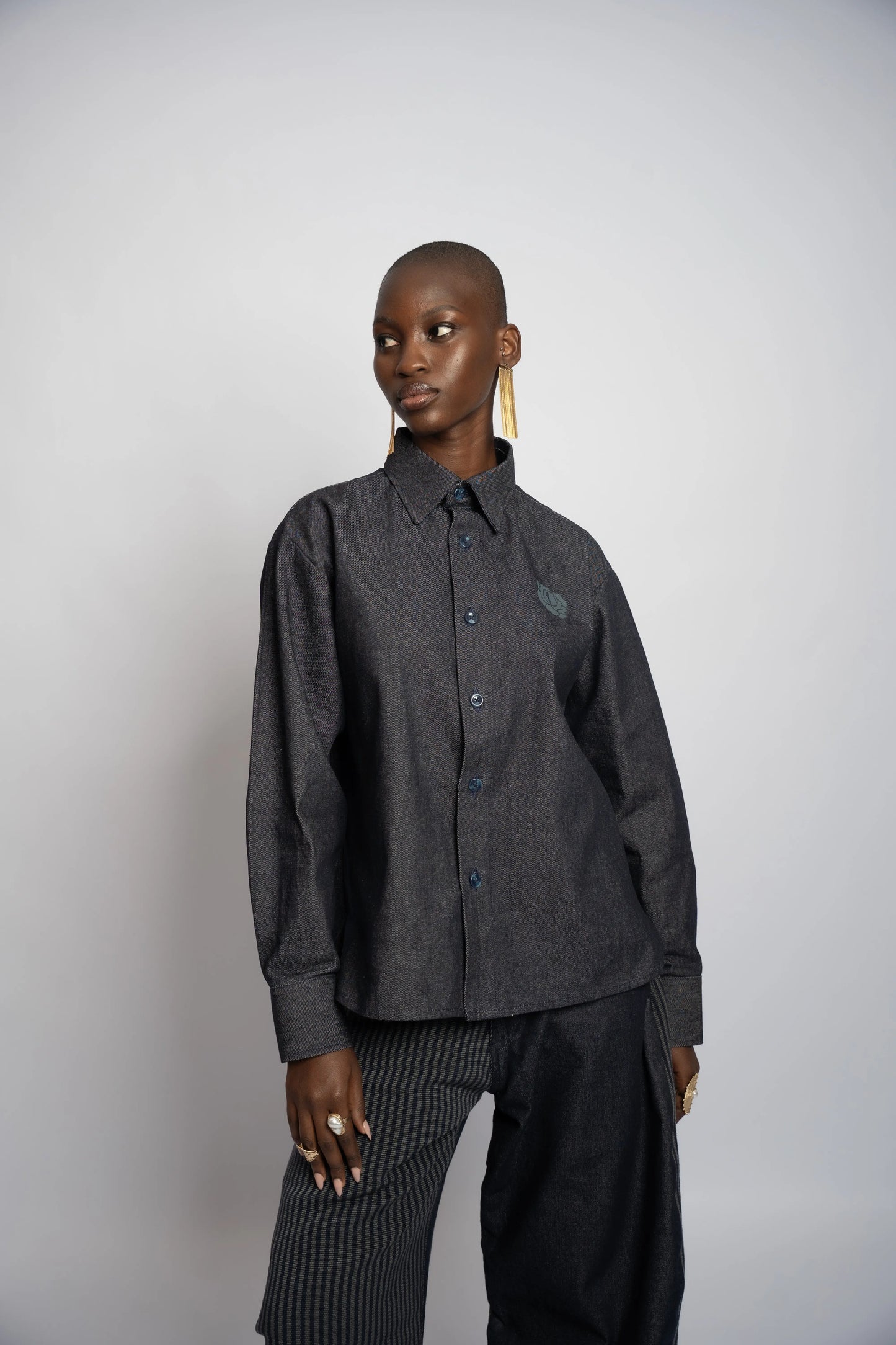 Shirt Rosyne Denim Blue rosyneclub