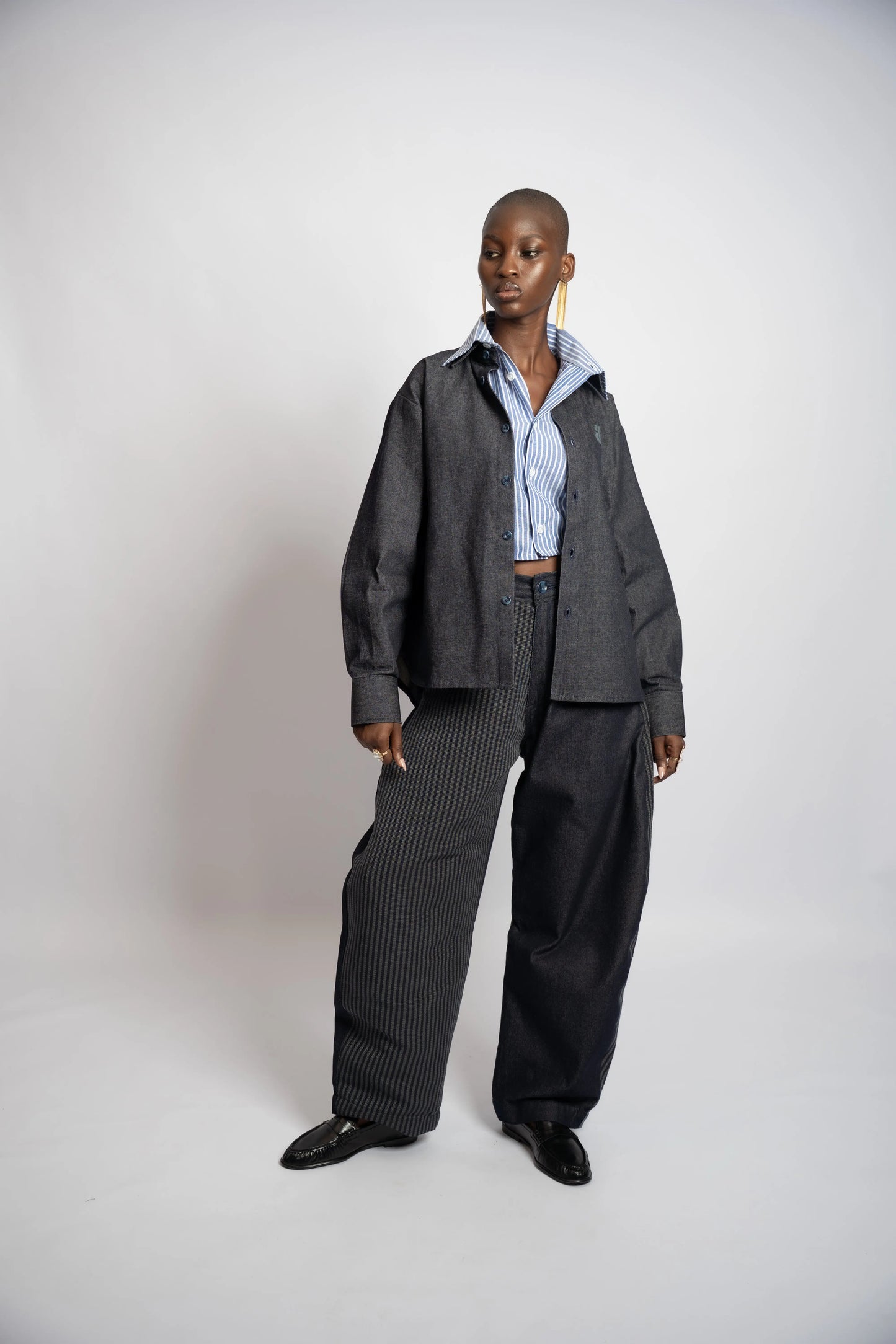 Shirt Rosyne Denim Blue rosyneclub