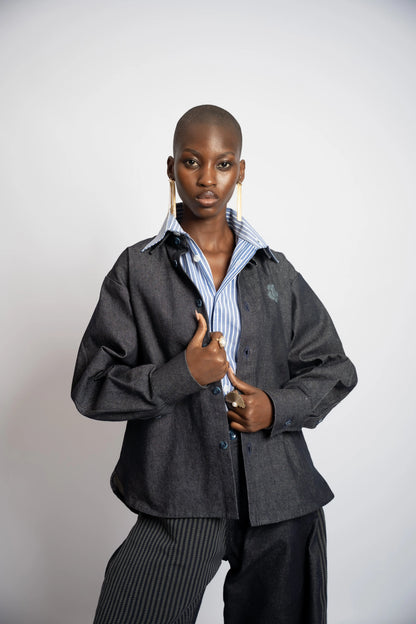 Shirt Rosyne Denim Blue rosyneclub