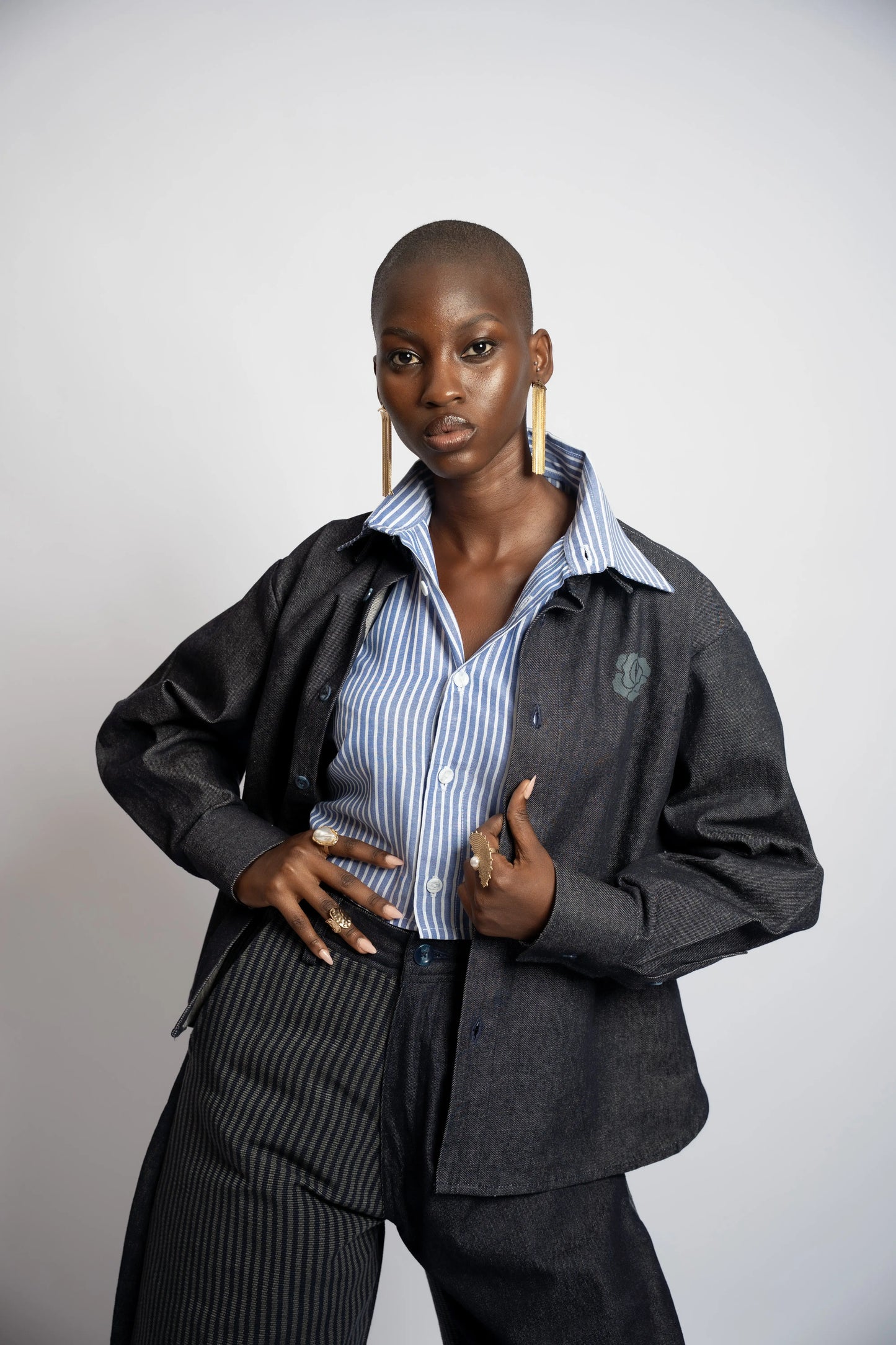Shirt Rosyne Denim Blue rosyneclub